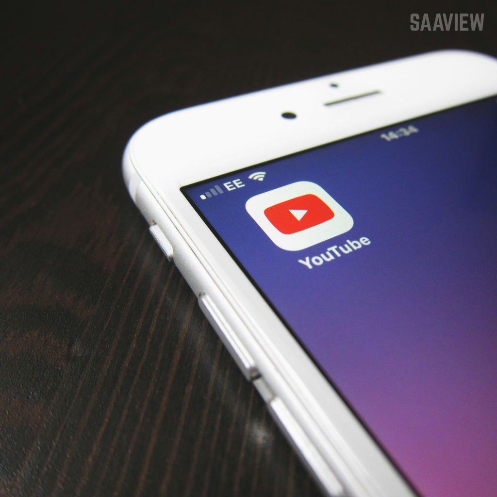 YouTube mobile app showing how to save videos offline
