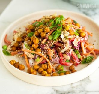 Chickpea Spinach Stir-Fry