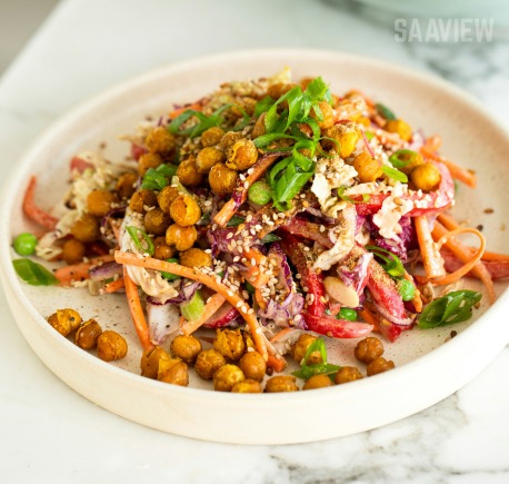 Chickpea Spinach Stir-Fry