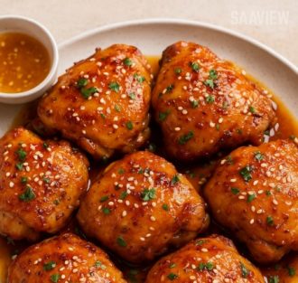Honey Garlic Chicken Thighs